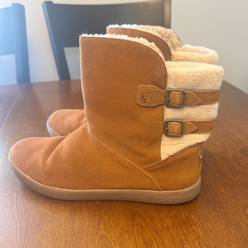Koolaburra by Ugg Suede Boots with Faux Fur